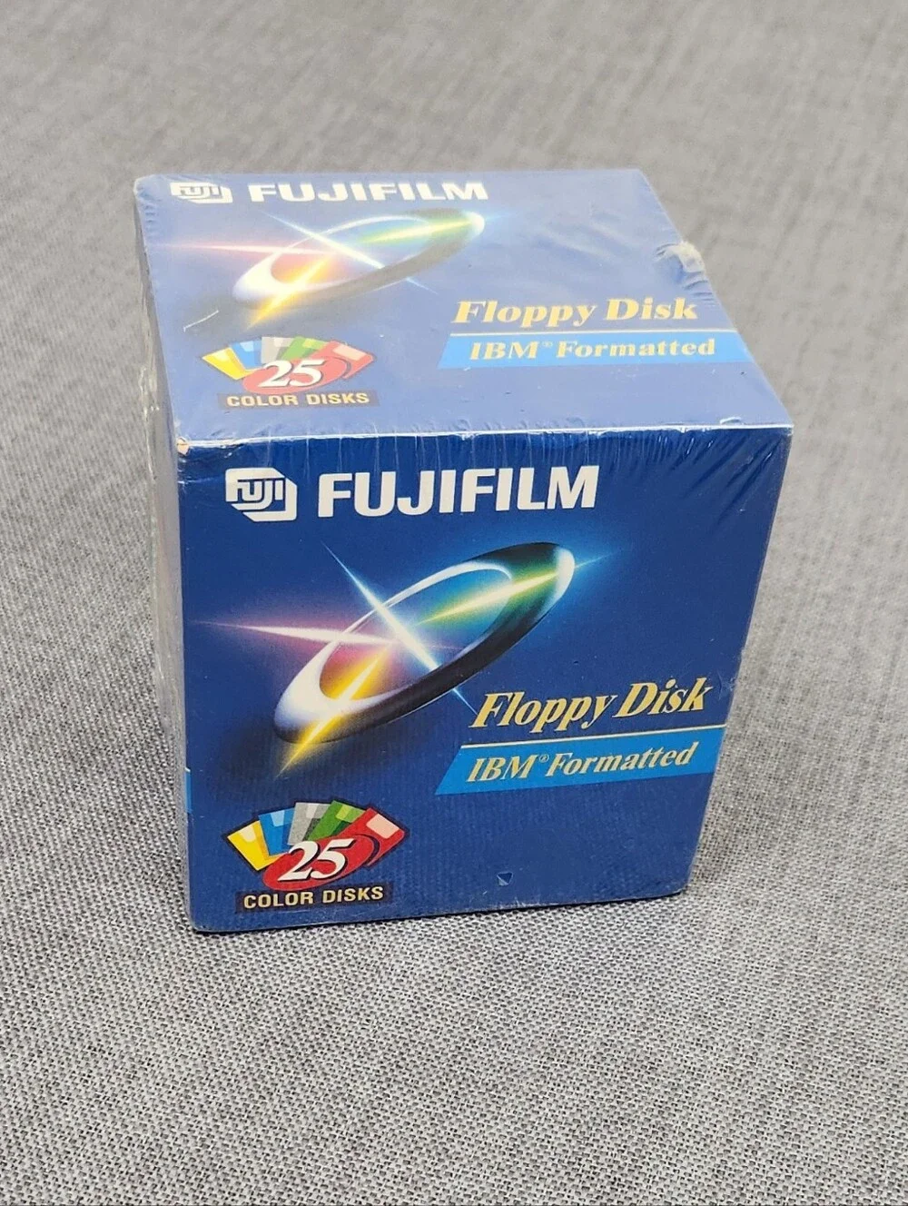 Fujifilm Floppy Disk Multi-Colored Pack Of 25. IBM formatted.